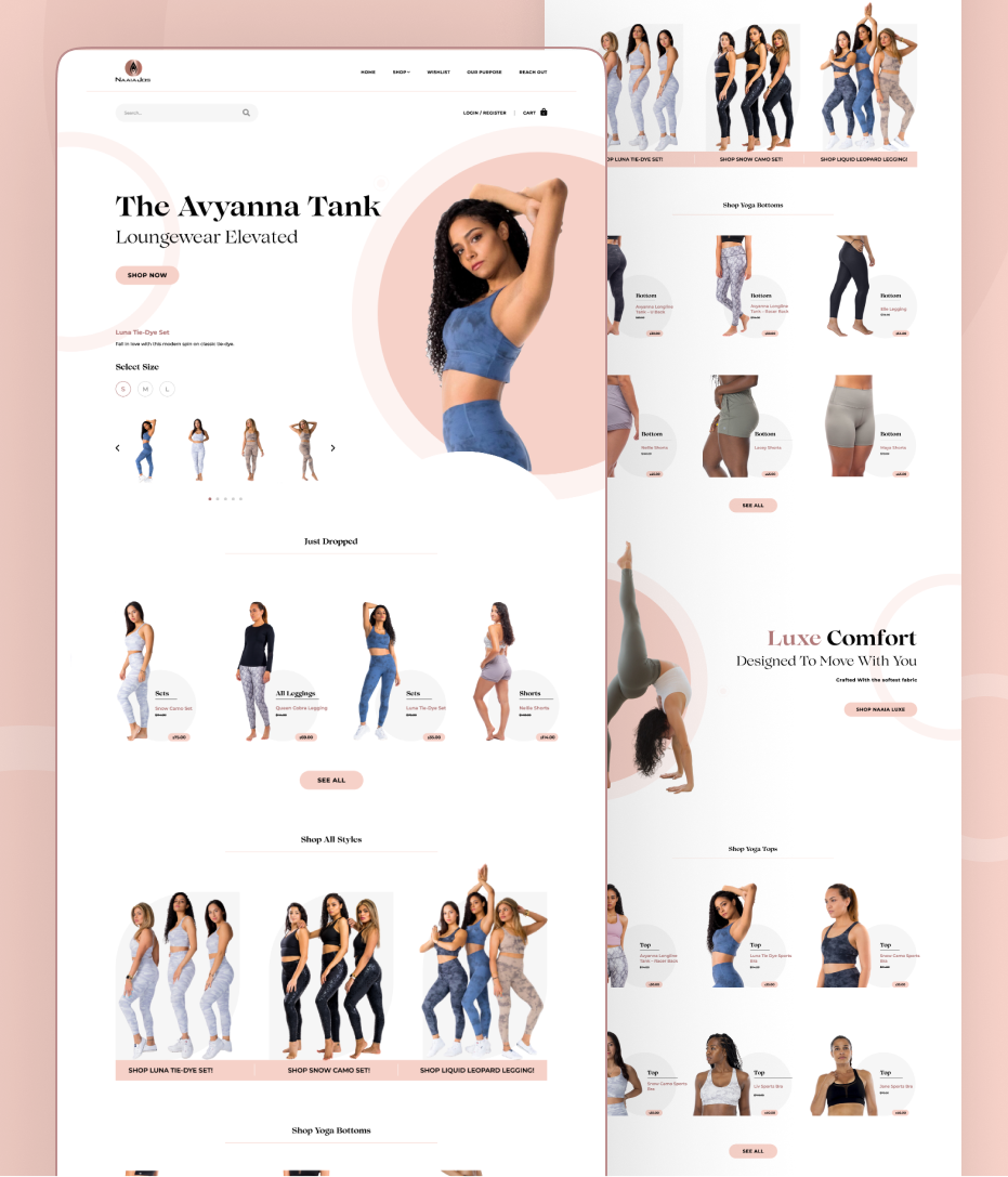 Women’s Clothing Store web design