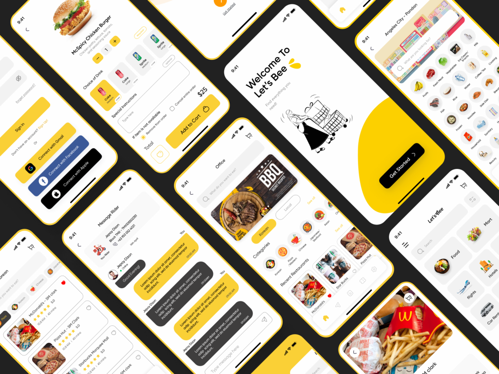 Let’s Bee Grocery Shopping App